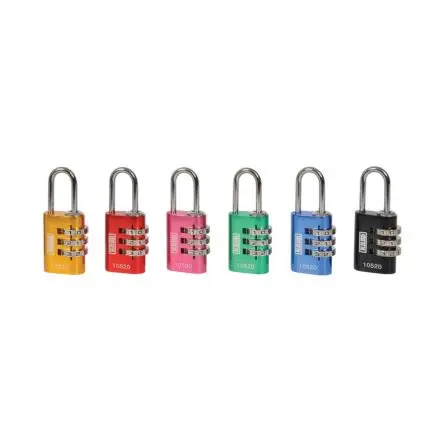 Kasp Aluminium Zahlenschloss Zahlenschloss Wetterfest, Bügel-Ø 9 mm x 21 mm 20mm