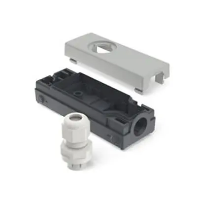 Produktfoto 1 von RAFI E-BOX MODULAR Steuerstation-Gehäuse x Ø 22.3 mm, Hellgrau, Kunststoff, IP65