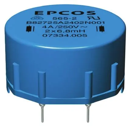 Produktfoto 1 von TDK B82725A Netzleitungsdrossel, Ferrit-Kern, 3.9 mH, 6 A, Radial / R-DC 40 mΩ, Ø 1 mm, Ø 1 mm x 25 mm