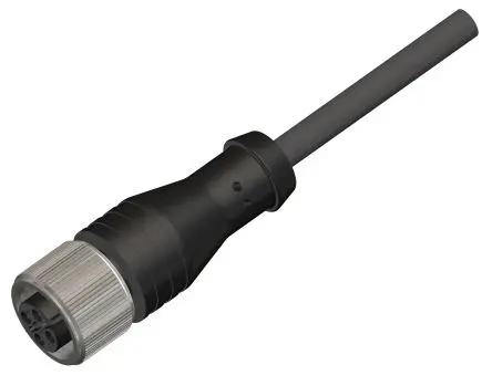 Produktfoto 1 von RS PRO CBF12, 5-polig Sensor-Betätigungselementkabel, Gerade Buchse / Nicht abgeschlossen Nicht abgeschlossen, Länge 2 m