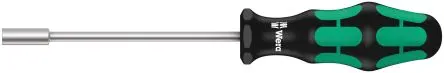Wera 4.5 mm Sechskant Steckschlüssel-Handgriff Schließer (NO), Länge 223mm / Klinge 125 mm