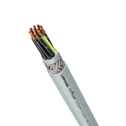 Produktfoto 1 von Lapp 13138 Steuerkabel, 7-adrig 18 AWG Geschirmt Grau, 100 m, Polyurethan