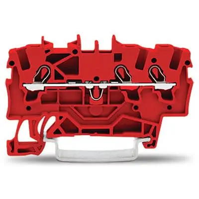 Produktfoto 1 von WAGO TOPJOB S Anschlussklemmenblock DIN-Schiene 1 Rot, 1.5mm², 600V Zugfederklemme ATEX, EAC Ex, IECEx