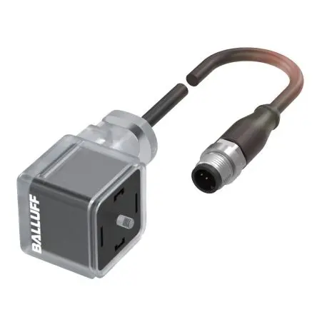 BALLUFF BCC04, 4-polig Sensor-Betätigungselementkabel, Rechtwinklig Stecker 4 / Gerade Stecker, Länge 5 m