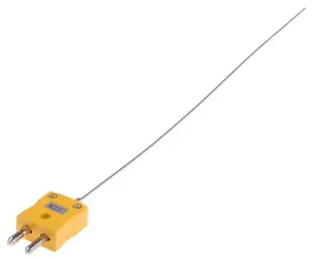 Produktfoto 1 von RS PRO Edelstahl 310 Mineralisoliertes Thermoelement Typ K, Ø 1.5 mm x 250 mm -40 °C → 1100 °C, DKD/DAkkS-kalibriert
