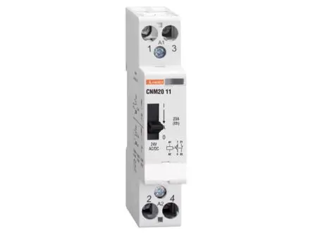 Produktfoto 1 von Lovato CNM32 Schütz 24V-Spule, 2-polig, 440V 24V 2 Schließer 2-Hilfskontakte