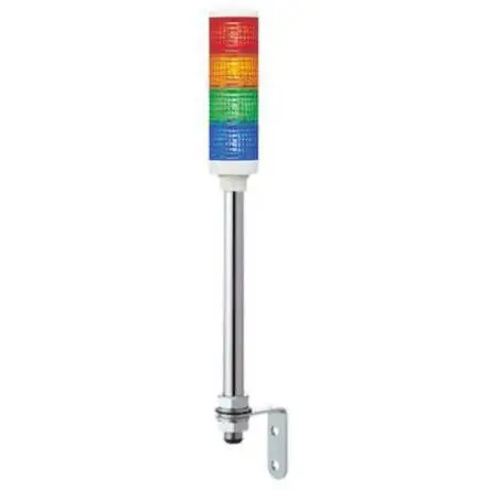 Produktfoto 1 von Schneider Electric Harmony XVC4 LED Signalturm Summer 5-stufig Linse Rot, Blau, Grün, Gelb 24V ac/dc Dauer 508.5 mm