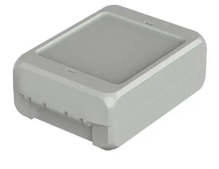Produktfoto 1 von Bopla Bocube; Universalgehäuse; ABS; Hellgrau, Grau Geflanscht IP66, IP68 Breite 80 mm Höhe 40 mm Länge 113 mm