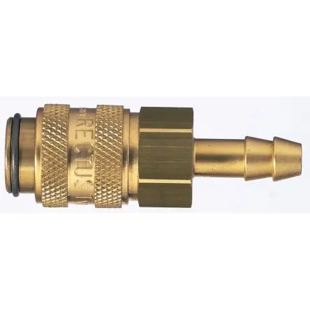 Produktfoto 1 von Legris Pneumatische Schnellsteckkupplung, Messing vernickelt 4 mm Buchse, Niederdruckanschluss, 16mm