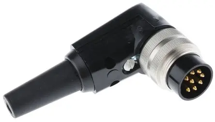 Produktfoto 1 von Lumberg WSV M16 DIN-Stecker gewinkelt 8-polig, DIN EN 60529, 60V ac 5A IP40 Kabel, Mit Gewinde Stecker