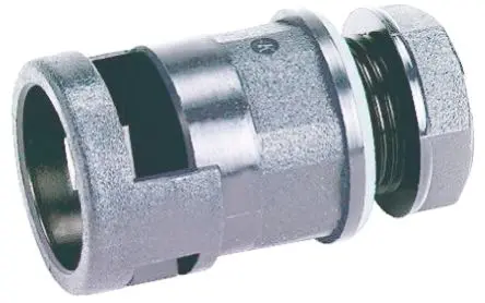 Produktfoto 1 von PMA SVND Polyamid 6 Kabelrohr Fitting Kabelrohr PG21 NW07 Grau IP66