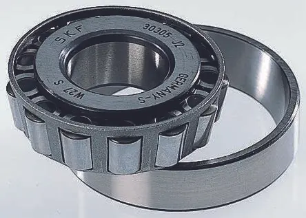 Produktfoto 1 von SKF Rollenlager Kegelrollen 1-reihig 88.9 kN Stahl 18 mm TRB / Außen-Ø 80 mm Außen-ø 73.5 kN 22.75 mm 9000U/min,