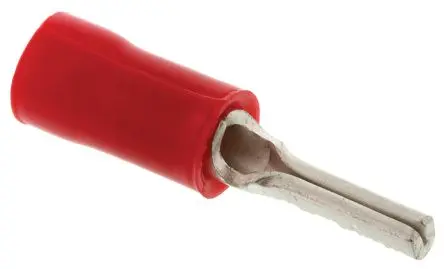 Produktfoto 1 von TE Connectivity Stiftkabelschuh, Serie PLASTI-GRIP Zinn, Rot Isoliert Vinyl 22 AWG 16 AWG, Ø 1.8 mm