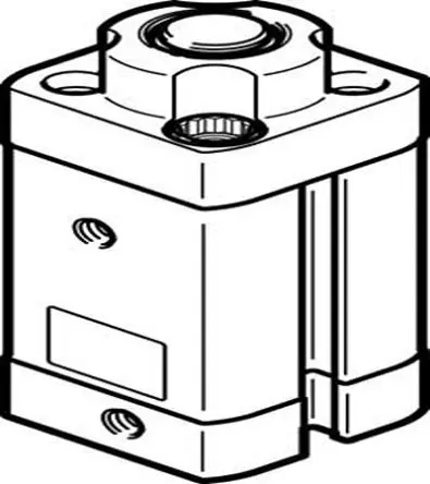 Produktfoto 1 von Festo Serie DFSP-16-10-DS-PA Pneumatikzylinder, Kolben-Ø 16 mm, bis 10 bar