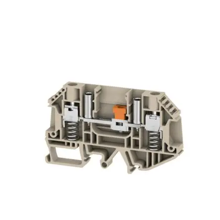 Produktfoto 1 von Weidmüller WTL Prüftrennklemmenblock 1 Dunkelbeige, 6mm², 630V Schraubbefestigung IECEx/ATEX