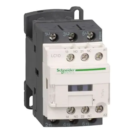 Produktfoto 1 von Schneider Electric LC1D Schütz 230V ac-Spule, 3-polig, 690V ac / 12 A 230V ac 7.5 kW 3 Schließer AC, Motorsteuerung,