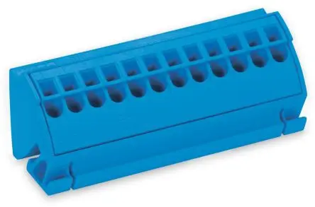 Produktfoto 1 von WAGO 812 Kupfer Nylon 6.6 Anschlussklemmenblock 96A Grau 12-polig Zugfederklemme 12AWG, 20 AWG