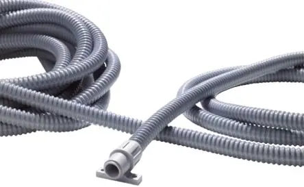 Produktfoto 1 von HellermannTyton FlexiGuard Kabelrohr Polyvinylchlorid Stahl, Polyvinylchlorid, Ø 27 mm nom., Grau x 10 m IP68