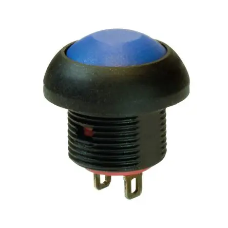 Produktfoto 1 von RS PRO PAS6 Druckschalter Weiß Aus-Ein Panel Ø 13.6 mm, SPST / 125mA 36 V dc 50 V ac, IP67