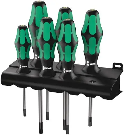 Produktfoto 1 von Wera Schraubendrehersatz Standard-Schraubendrehersatz, 6-teilig Innensechsrund