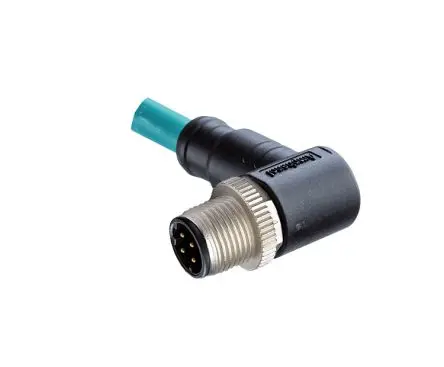 Produktfoto 1 von Amphenol Industrial MSDS, 4-polig Verbindungskabel, Rechtwinklig Stecker / Anschlusslitze, Länge 2 m