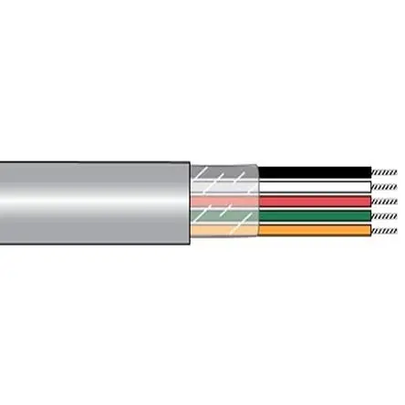 Produktfoto 1 von Alpha Wire Alpha Essentials Communication & Control Steuerkabel, 25-adrig 0.25mm² 24 AWG Grau Ungeschirmt, 1000 ft,