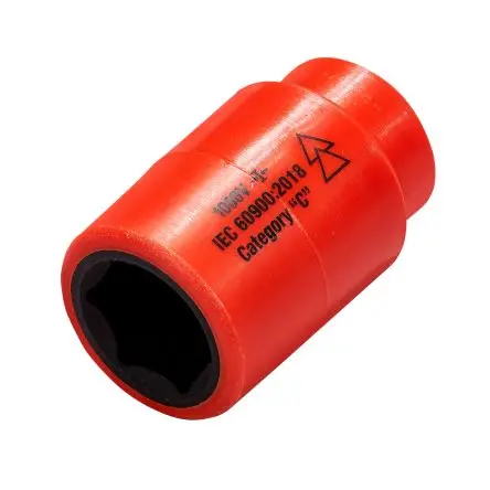 ITL Insulated Tools Ltd 1/2 in 6-Kant Buchse SW 19 mm VDE 1000V zugelassen x 51mm