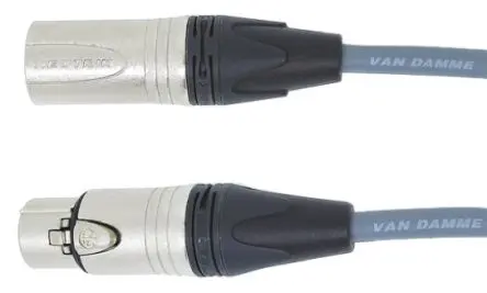 Produktfoto 1 von Van Damme Stecker XLR-Kabel XLR Buchse XLR 3 m Grau