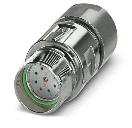 Produktfoto 1 von Phoenix Contact M23 PRO M23 Rundsteckverbinder Buchse 9-polig Buchse 20A Kabel IP66, IP68