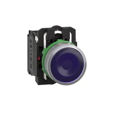 Produktfoto 1 von Schneider Electric Harmony Druckschalter Beleuchtet Federrückstellung Panel Ø 22 mm, 1-poliger Umschalter / 3A 600 V dc