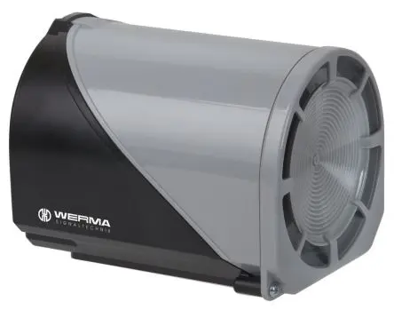 Produktfoto 1 von Werma 144 Elektronischer Signalgeber Basis IP65 230V 32-Ton 105 dB @ 1m, Schwarz AC