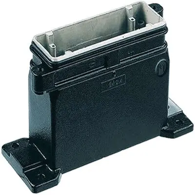 Produktfoto 1 von HARTING Han HPR Oberflächenmontiertes Gehäuse Schraubbefestigung, Oberfläche 24B Haube für obere Kabeleinführung, IP65,
