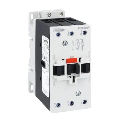 Produktfoto 1 von Lovato BFD80 Schütz 24V ac-Spule, 3-polig, 1kV / 60 A 3 Schließer