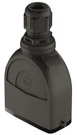 Produktfoto 1 von HARTING Han-Eco Kappe für robusten Stromversorgungsstecker 1 Hebel 1, Kabel 10A Steckverbinderkappe, IP65
