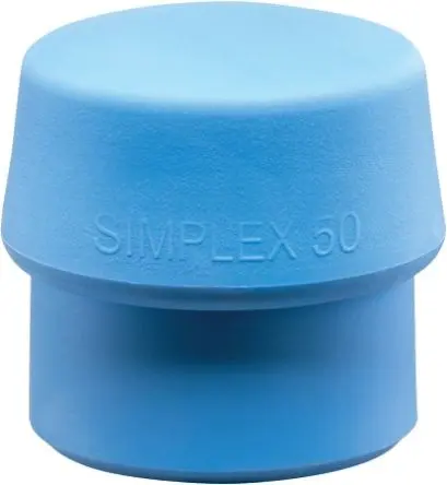 Produktfoto 1 von Halder Thermoplastisches Elastomer Ersatz-Hammerkopf, Thermoplastisches Elastomer Schlagflächen austauschbar 47 g, Ø 40