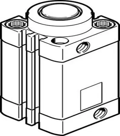 Produktfoto 1 von Festo Serie DFSP Pneumatikzylinder, Kolben-Ø 32 mm, bis 10 bar