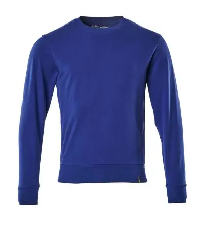 Produktfoto 1 von Mascot Workwear 20484 Herren Sweatshirt, Organische Baumwolle Blau Überziehen, Größe S, Größe 145 to 150 mm