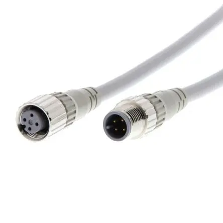 Produktfoto 1 von Omron XS2W Verbindungskabel, M12 / M12, Länge 2 m