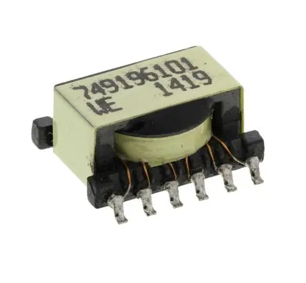 Produktfoto 1 von Wurth Elektronik Impulstransformator 198.6 μH 344mΩ 1:1:1:1:1:1 Oberfläche 0.21μH