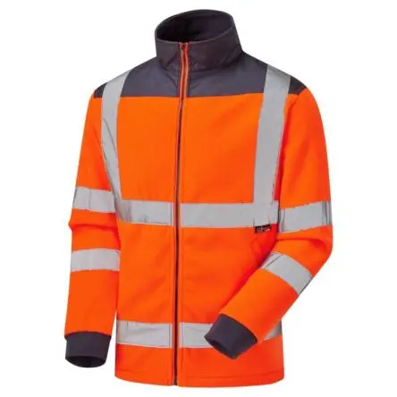 Produktfoto 1 von Supertouch 3788 Unisex Fleecejacke, Fleece-Jacke, Polyester Orange Reißverschluss, Größe 4XL
