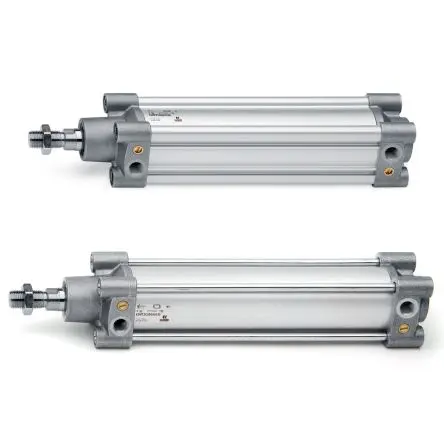 Produktfoto 1 von Camozzi 146 mm 63MP2C032A0100 Pneumatikzylinder 100 mm Doppeltwirkend, Bohrung Ø 32 mm