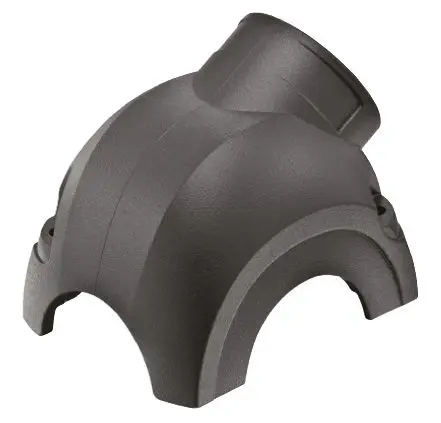 Produktfoto 1 von HARTING 1112 Kappe für robusten Stromversorgungsstecker Drucktaster Haube, IP67, IP65
