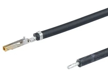 Produktfoto 1 von Molex Mini-Fit 226197 Vorgecrimpter Anschluss Anschlusslitze, Schwarz, 450 mm
