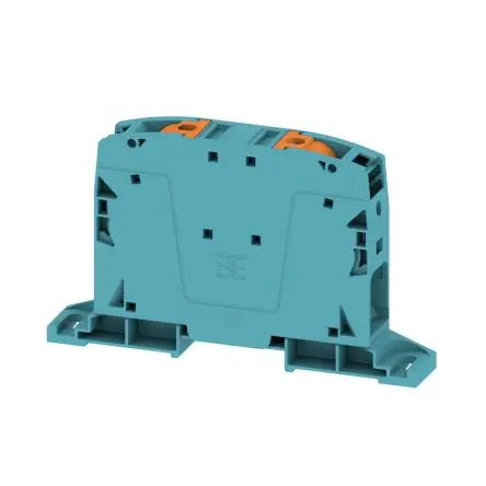 Produktfoto 1 von Weidmüller A2C Anschlussklemmenblock für Durchkontaktierung 1 Blau, 50mm², 1000V Einsteck-Anschluss IECEx/ATEX