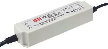 Produktfoto 1 von MEAN WELL LED-Treiber, 60 W 305 V ac, 90 V ac, 127V dc, 431 V dc LED-Treiber 1.25A, Ausgang 48V 1 bis 10 V