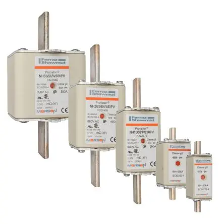 Produktfoto 1 von Mersen NH-Sicherung NH000, 690V ac / 100A FF, gS No