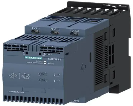 Produktfoto 1 von Siemens 3RW Sanftstarter 480V ac 3-phasig 37 kW
