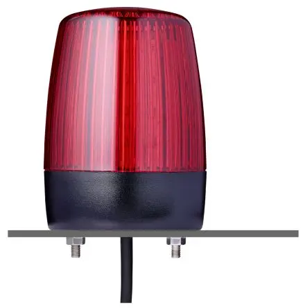 Produktfoto 1 von AUER Signal PCH LED Dauer, Filament/Warnsummer Signalleuchte 48V ac/dc Rot Mit Gewinde, Ø 75 mm x 101 mm IP66, IP67