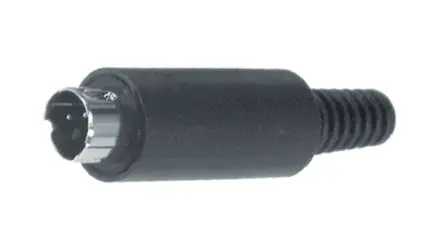 Produktfoto 1 von Deltron Connectors MD DIN-Stecker Gerade 6-polig, 250V 1A Kabel Stecker