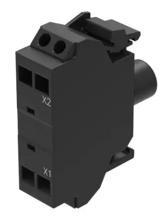 Produktfoto 1 von EAO 45 Lichtblock Anzeigenblock LED Rot beleuchtet 240V ac/dc Federanschlussklemme